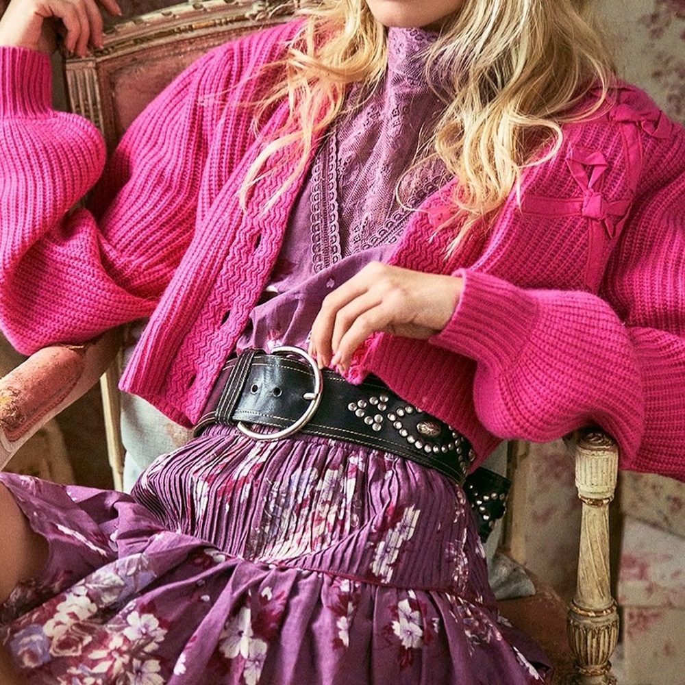 LOVESHACKFANCY CARDIGAN SWEATER
